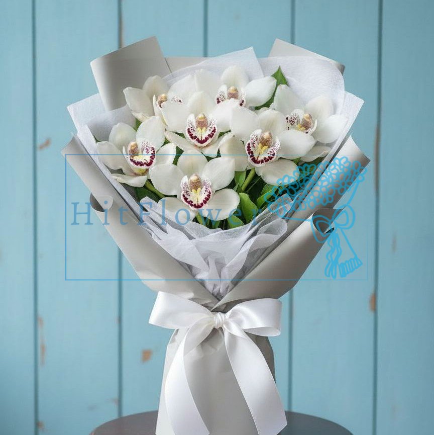 Элитный букет цветов из: Орхидеи